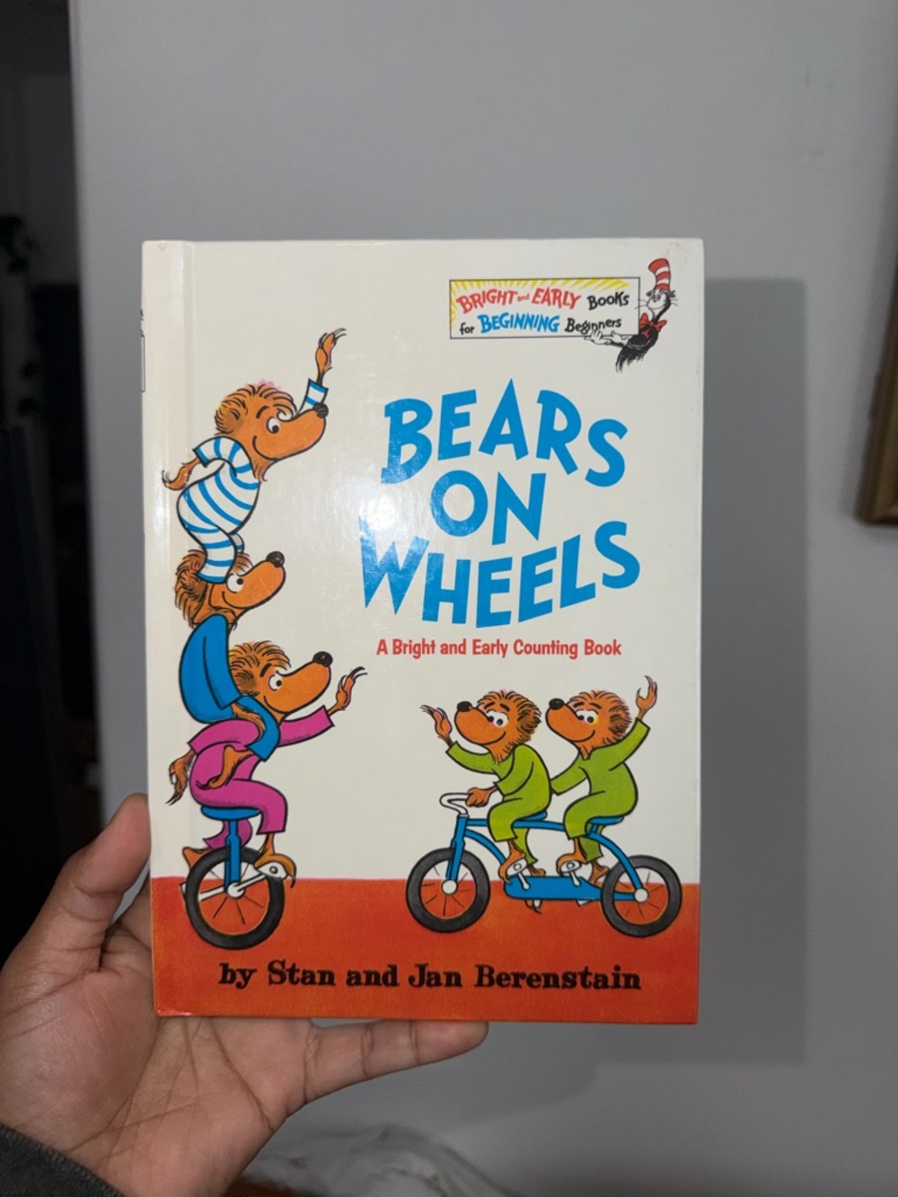Bears on Wheels - White Cover Kids Book